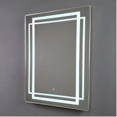 МАДРИД зеркало 600*800 Сенсорный выключатель (Серебряные зеркала)